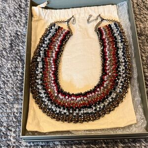 Multicolor Beaded Statement Necklace
